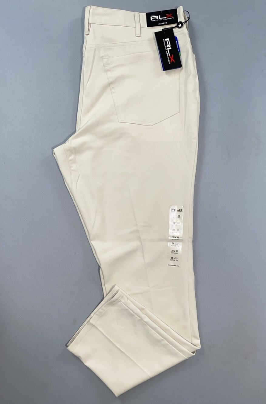 Ralph Lauren RLX Active Fit Lightweight Wicking 5-Pocket Golf Pants. 38X32, NWT!